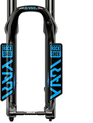 BUSEB Bicycle Front Fork Stickers Rockshox Y.A.R.I Mountain Bike Front Fork Decals Bike Accessories (Color : Blue black btm)
