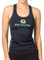Beach Volleyball Apparel Sport Top Damen | Tank Top für Yoga Fitness Beachvolleyball | Tanktop Sportshirt Sporttop Muskelshirt Trägertop locker (M, Black)