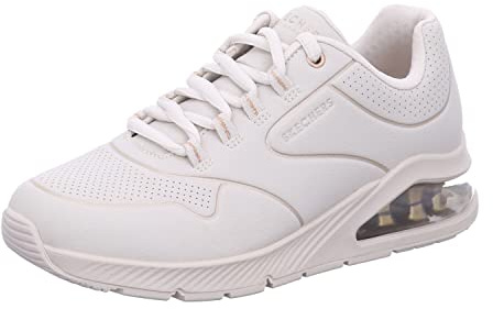Skechers UNO 2 - Golden Trim 155637-OFWT, Womens Sneakers, White, 36 EU