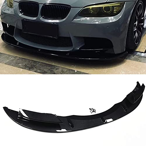 PYEBE Auto Frontspoiler Spoilerlippe Tuning Lippe für B-MW E90 E92 E93 M3 2009-2013, ABS Frontstoßstange Splitter Lip Spoiler Diffusor Front Flaps Lippen Kinn Schutz Zubehör