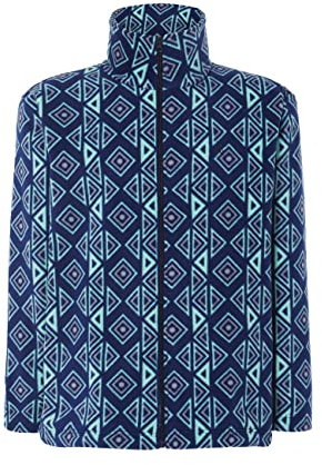 El Búho Nocturno Felpa Pigiama Uomo Polare Invernale Premium Sweatshirt per Uomo Stampa, 100% Poliestere, Blu 0500, M