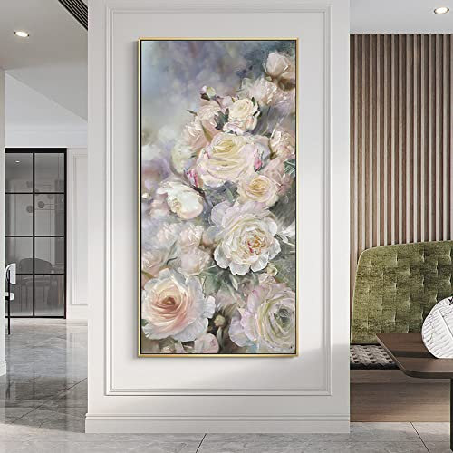 YMXCNM Peintures À La Main sur Toile,Peinture Au Couteau Texturée Stéréoscopique Extra Large Dessinée À La Main À 100 %