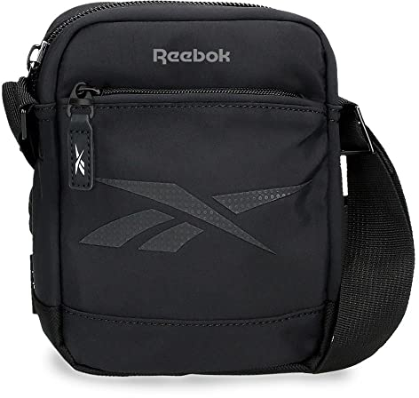 Reebok Newport kleine Umhängetasche schwarz 15x19,5x6 cm Polyester