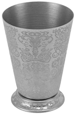 Mint Julep Cup, Tasse en Acier Inoxydable, Détails élégants, Exquis pour le Coke (Texture totémique)