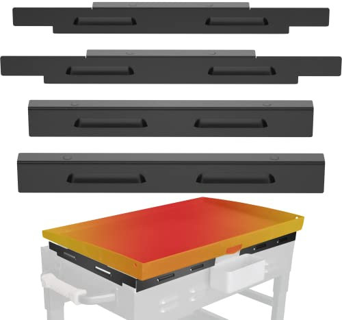 Verbesserter magnetischer Windschutz für Blackstone 71,1 cm Grillplatte, passend für Blackstone Grillzubehör, schützt Flamme, hält Wärme, spart Gas, pulverbeschichteter Edelstahl