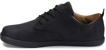 Xero Shoes Herren Glenn Dress Casual Lederschuhe – Leichte Schuhe für Männer – Schwarz, Größe 45,5 EU