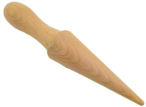 predolo Holz-Eistüte-Hersteller, Waffel-Gebäck-Kegel, Küchenwerkzeug, Holz-Kegelrolle zum Kochen, Küchenzubehör