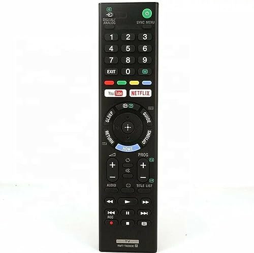 Replacement Sony RMT-TX300E Remote Control That Fit for Sony Bravia T V 3D Smart LED LCD with Netflix and You Tube buttons and RMT-TX300E RMT-TX200E RMT-TX100D RMT-TX102D RMT-TX101J- No Setup Required