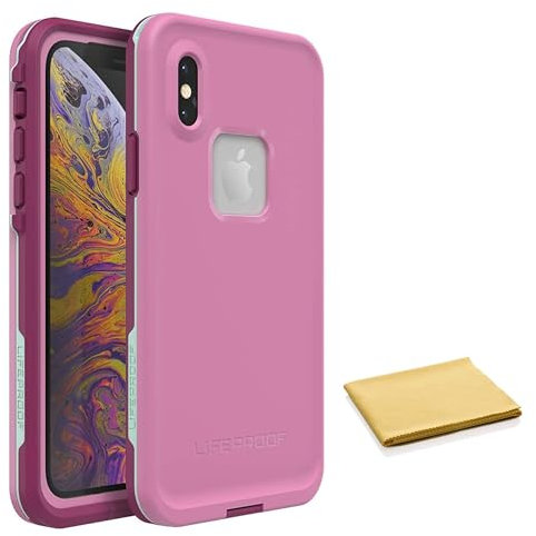 LifeProof FRE Series Wasserdichte Schutzhülle für iPhone Xs, mit Reinigungstuch, keine Einzelhandelsverpackung, Frost Bite