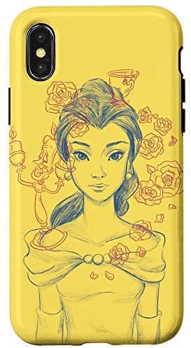 iPhone X/XS Disney Princess Belle Vintage Yellow Case