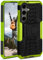 ONEFLOW Tank Case für Samsung Galaxy S24 Hülle Outdoor, stabile Panzerhülle mit Kamera und Display Schutz, sichere Handyhülle, TPU Handy Schutzhülle mit Ständer, Grün Schwarz