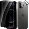 CYYAGE 2 Pack Privacy Screen Protector for iPhone 12 Pro with 2 Pack Camera Lens Protective Film, Anti-Spy Tempered Glass Protection 9H Hardness Glass, Anti-Scratch