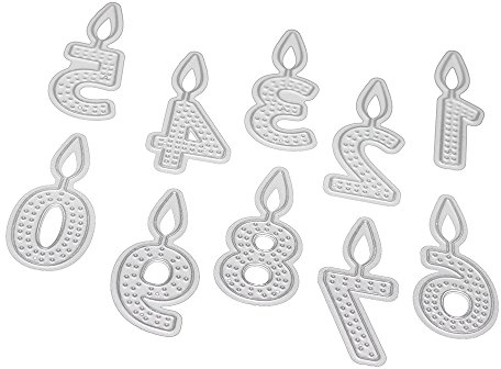 Scrapbooking Zubehör Schwarz DIY Scrapbooking Prägung Album Papier Karte Handwerk Post Schablone (Sliver, One Size)