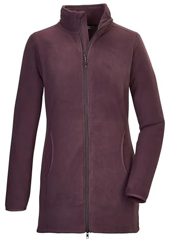 killtec Damen Teddy Fleecejacke mit Stehkragen KOW 110 WMN FLC JCKT, pflaume, 40, 41797-000