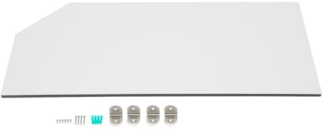 WC Urinal Trennwand Toilettenabtrennung 40 * 90cm Wandmontage Männer Urinal Trennwand Sichtschutz Wand Trennwand Leicht zu reinigen Lichtgrau