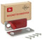 LouMaxx Türmagnet selbstklebend - Tür Magnet 8 kg Haltekraft - 2er Set Magnetschnäpper - Türmagnete aus Edelstahl - Ultradünner Magnetverschluss Schrank - Magnet Schranktür für sicheren Halt