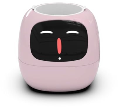 Sxmrmnx IntelligentFlowerpot Plant Robot Mantenimiento de Plantas Personalización Robot Inteligente Expresión Interacción CompanionGift,A