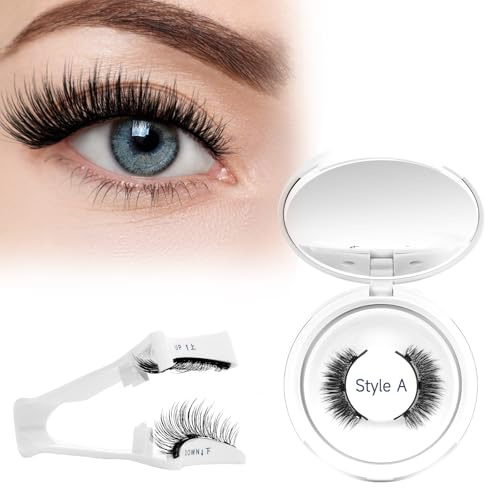 Higu clace Magnetische Wimpern,Magnet Wimpern Ohne Eyeliner,Magnetische Wimpern mit Applikator,Wimpern Magnetisch Natürlicher Look,Kein Kleber erforderlich Wimpern Magnetic(KIT-A)