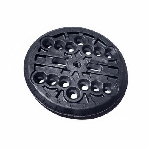 KQFCAZRE Snowboard Disque de Fixation Plaque de Montage Plateau d'angle Insert Central Modulable en Plastique avec Options de Perçage pour Diverses Positions