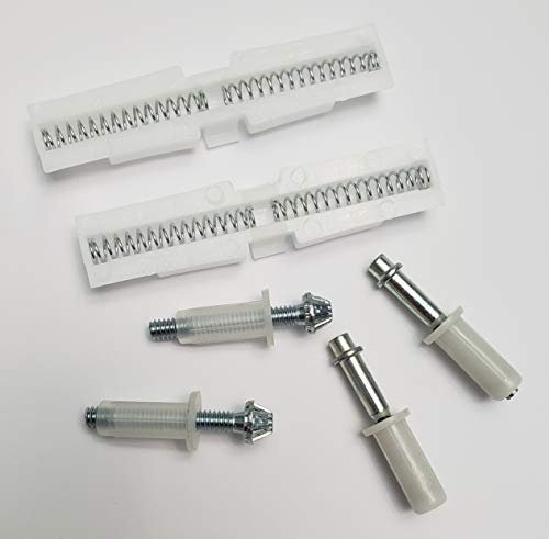 New Life App Bi-Fold Door/Closet Door Repair Kit, 7/8 in. Wide, White, Modern