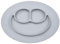 Ezpz Assiette Mini Mat + Sets de Table Silicone Pewter Gris Clair