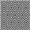 murando Vlies Tapete optische Täuschung - Deko Panel Fototapete Wanddeko 10 m Tapetenrolle Mustertapete Wandtapete modern design Dekoration - Illusion schwarz weiß f-B-0204-j-a
