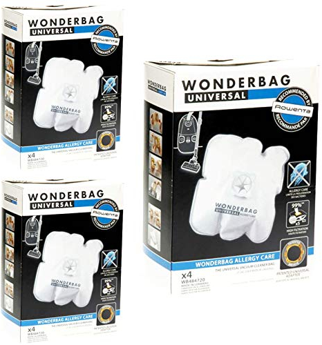 Wonderbag Allergy Care Lot de 12 sacs d'aspirateur Rowenta