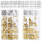 Yuhtech 360 Pcs Standoff Messing Sechskant Spacer Schrauben Abstandshalter Nuss Sortiment Kit M2 M3 M4