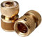 Tesmotor Connettore per Tubo Flessibile in Ottone, connettore rapido per Tubo da 1/2-inch (21 mm) Graden Tubo da Giardino Estensibile raccordi per Rubinetto, adattatori