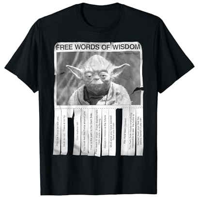 Star Wars Yoda Free Words Of Wisdom Flyer T-Shirt