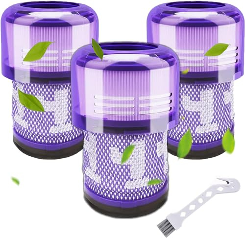 3 Filtro per Dyson V11 V15 SV14, Lavabile Cyclone Animal Absolute Total Clean Aspirapolvere Parti di Ricambio, Sostituire DY-970013-02 & 97001302