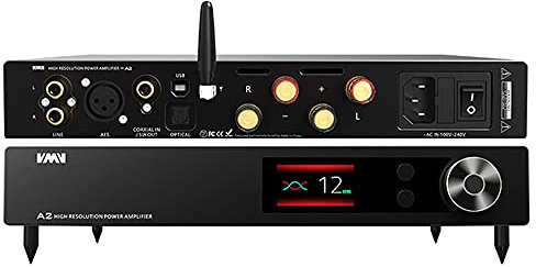 S.M.S.L VMV A2 Power Amplifier PCM 32Bit/768kHz XMOS DSD512 Bluetooth UAT Aptx Subwoofer Pre-Output CNC 200W Power Amp