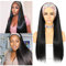 Sapphirewigs glatte Haare Damen Stirnband Perücke schwarz Light Yaki synthetische Stirnband Perücken Hitzeständige 26 Zoll