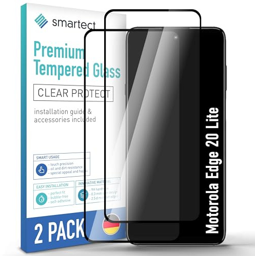 smartect Glass Screen Protector 2 Pieces for Motorola Edge 20 Lite