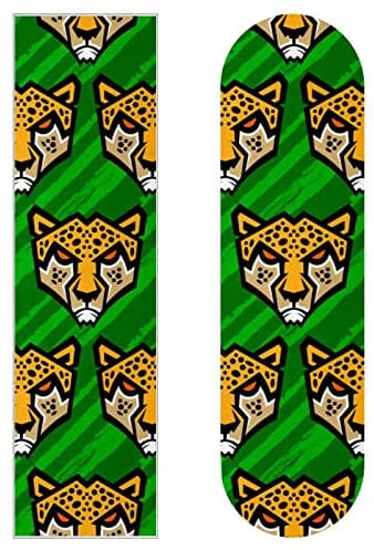 Cheetah Big Cat Skateboard-Griptape, Schleifpapier, Longboard, Aufkleber, Scooter, Deck, Sandpapier, 2 Stück