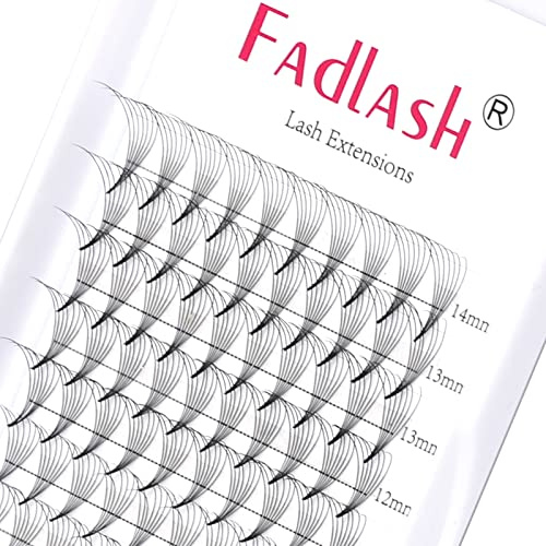 FADLASH Premade Fans Eyelash 8D 0.05mm D Curl 8-14mm Volume Russian Lash