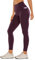 CRZ YOGA Butterluxe Damen High Waist Sport Leggings Blickdicht Soft Yoga Hosen Gym Workout Leggins mit Tasche - 64cm Dunkellila 38
