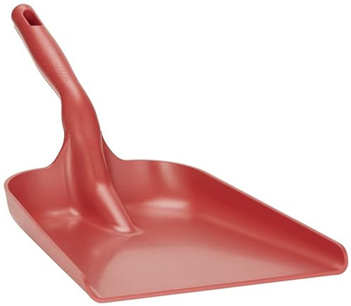 Vikan 56744 Polypropylene Hand Shovel, Metal Detectable, Red, 550 mm Length, Pack of 12