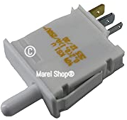 Marel Shop® - Interruttore pulsante luce porta per frigorifero compatibile con Gruppo Bosch per modelli: KDN36X44 - KDN49A73NE - KDV29X43