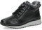 CAPRICE Femme 9-26211-41 Bottines Plates à Lacets avec Doublure Chaude, Noir, 37 EU