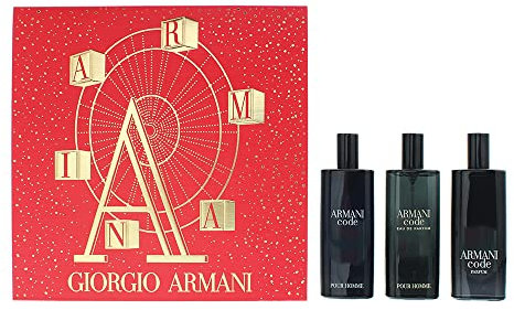 Giorgio Armani Code Gift Set 15ml Code EDT + 15ml Code EDP + 15ml Code Parfum