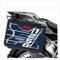 2 Protezioni Adesive Laterali Compatibile con Moto bmw per Valigie VARIO K 50 - R 1250 GS Trophy VK 12AT