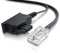 CSL - Internet Kabel Routerkabel - TAE-F Stecker auf RJ45 Stecker - 40m - Internetkabel – Router an die Telefondose – Kompatibel mit DSL VDSL Fritzbox Internet Router an Telefondose TAE - schwarz