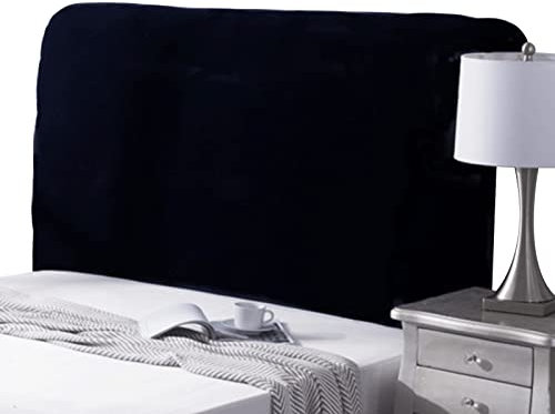 Bettkopfteil Hussen Bett Kopfteil Bezug, Weicher Strecken Stoff Bett Kopfteil Überzug Staubdicht Schutzhülle Kopfteil Schonbezug für Gepolsterte/Holz/Eisen/Leder Bett Kopf Dekoration(Lunghezza:90-110c