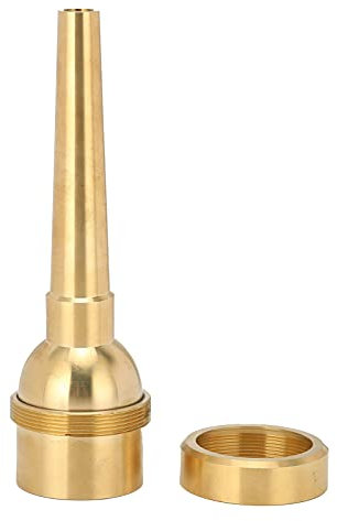 BORDSTRACT Ugello per Fontana, Ugello per Fontana con Filettatura Femmina DN40, Ugello per Fontana Paesaggistica in Ottone con Valvola, Testina a Getto con Direzione Regolabile Giardino, Laghetto,