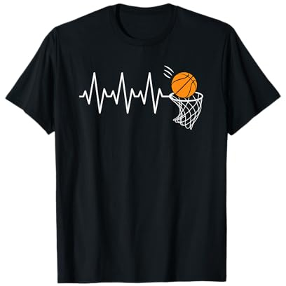 Basketball Herzschlag Basketballspieler T-Shirt