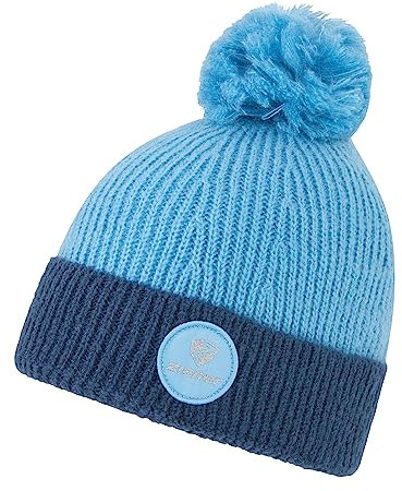 Ziener Kinder IKEN Mütze/Wolle, gestrickt, Fleece Futter, Morning Blue, S