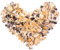 SKOOLOVE 300pcs Mini Starfis und kleine Muscheln Mini Gemischte Muscheln Seestern Natürliche Muscheln für Strand Malerei Kunst & Handwerk Galerie Home DIY (160g)