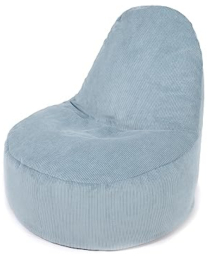 pushbag Kinder-Sitzsack Chair S Corduroy Cord Blue
