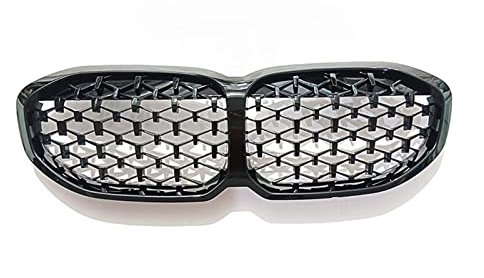 Griglia Paraurti Per BMW Serie 1 F40 Per 2019-2023 Nero Anteriore Rene Griglia Griglia Auto Paraurti Superiore Cofano Griglia Maglia Kit Griglia A Rete In Ventilazione